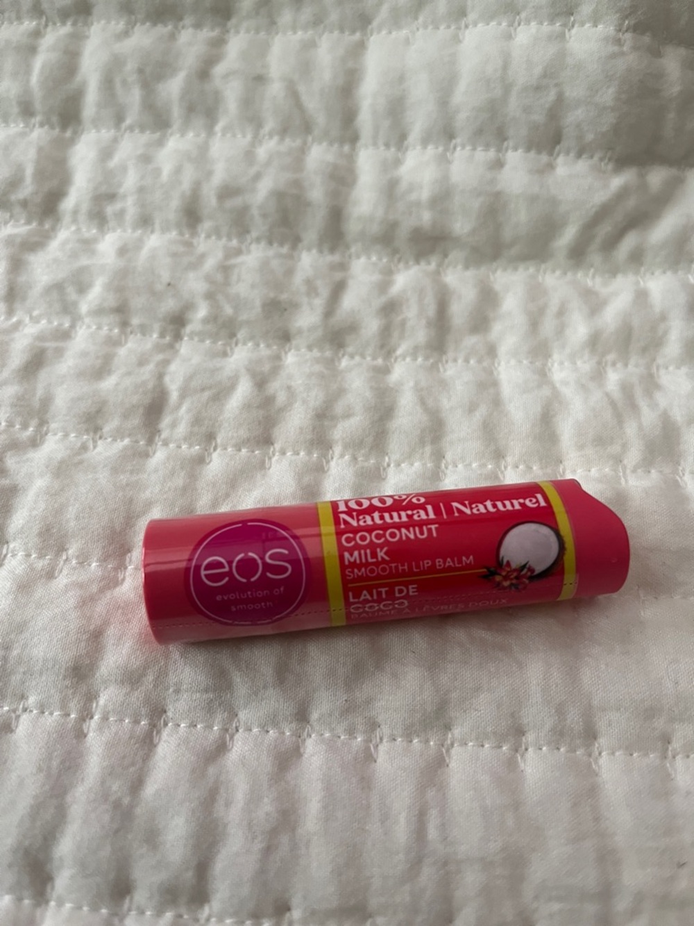 eos Coconut Milk Smooth Lip Balm - Hot Pink Tube